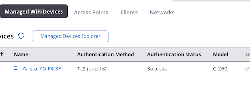 Cloudvision Cue Device Settings Arista